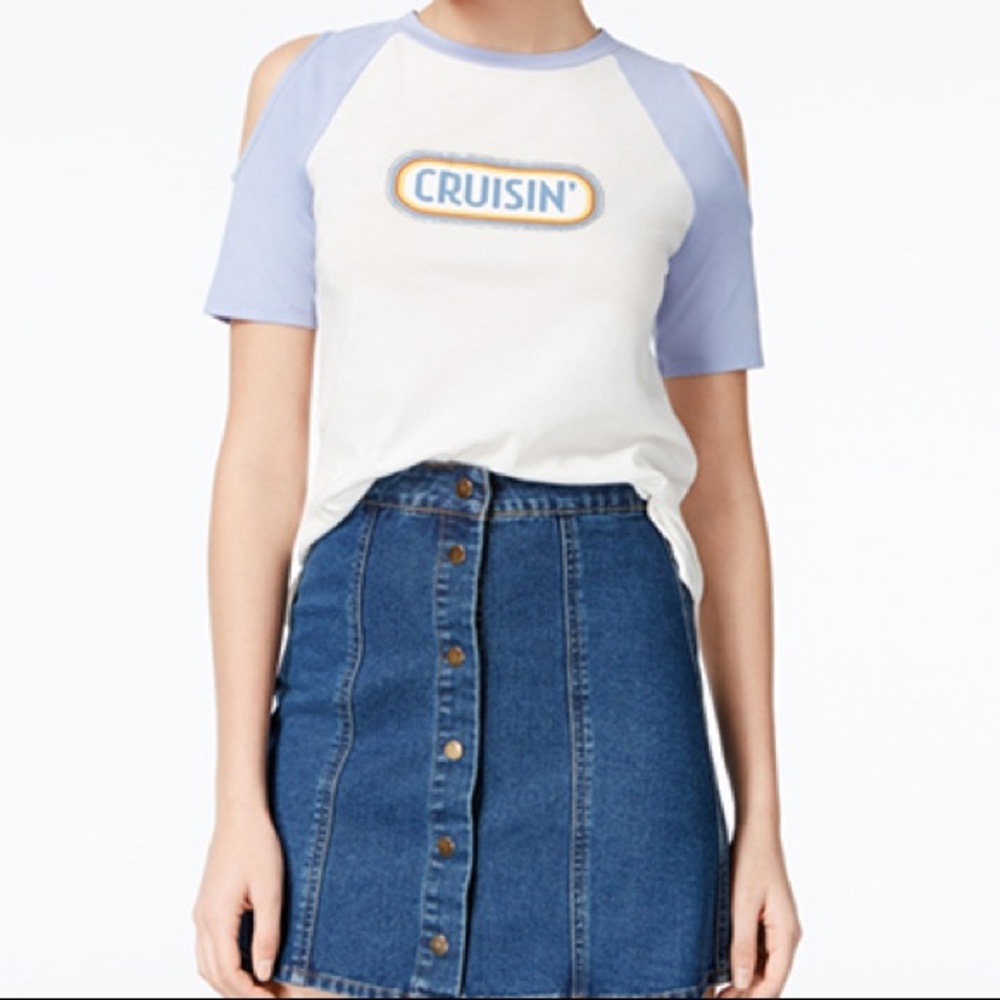 Graphic tee.